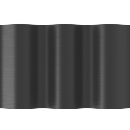 Okraje trávníků Pružná vlnitá lepenka 15 cm x 9 m Grafitová lepenka CELLFAST