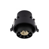 Zápustná montáž GU10 černá MONO SLIDE 10799 Nowodvorski