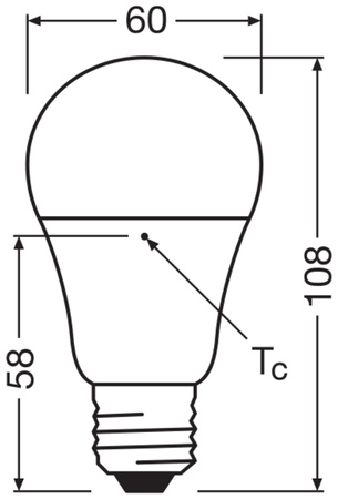 LED žárovka A60 E27 8,8W = 60W 806lm 2700-4000K CCT 200° Relax Active and Sleep CLASSIC Osram