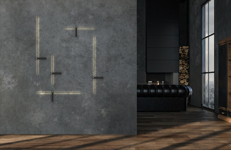 Nástěnné svítidlo IMPULSE L 8117 Nowodvorski Černá LED nástěnná lampa Moderní