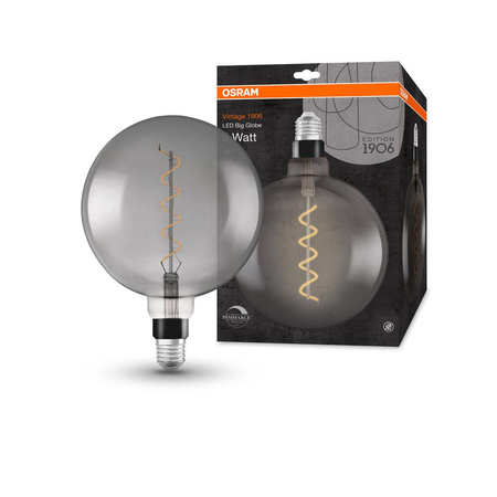 LED žárovka E27 G200 4W = 15W 140lm 1800K Teplá bílá 340° OSRAM Vintage 1906 Filament Stmívatelné