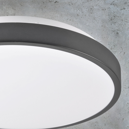 PLAFON LED stropní svítidlo černé 40cm 24W 4000K KERN GOLDLUX (Polux)