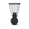 Nástěnné svítidlo zahradní lampy E27 Matt Black VT-835 V-TAC