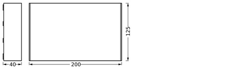 Venkovní zahradní lampa LED fasádní nástěnná lampa 7W 330lm 3000K IP65 Endura Ledvance šedá