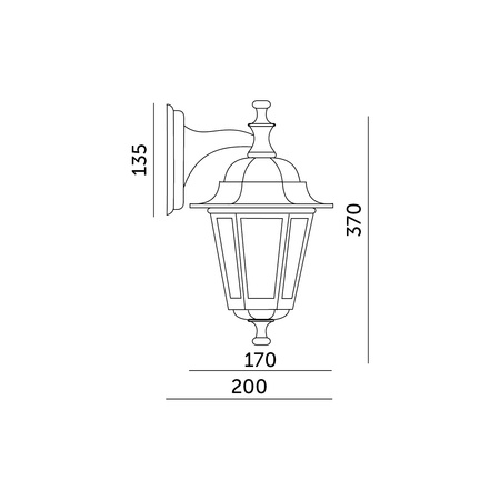 Venkovní nástěnné svítidlo E27 IP54 White LO4102 Kobi