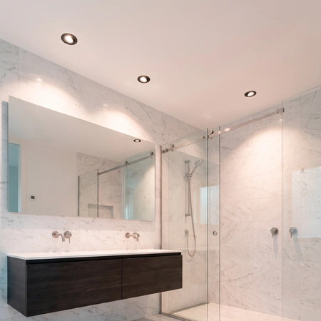 Kruhové halogenové svítidlo pod omítku AURELI Graphite sheet MR16 GU10 LUMILED