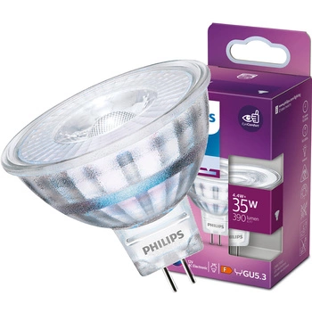 LED žárovka GU5.3 MR16 4.4W = 35W 390lm 4000K Neutrální bila 36° 12V PHILIPS