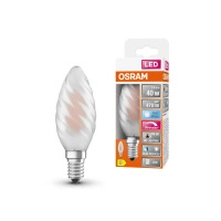 E14 BW35 LED žárovka 3.4W = 40W 470lm 4000K Neutrální bila 300° CRI90 Filament OSRAM SUPERSTAR+ Stmívatelné