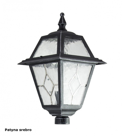 Venkovní zahradní lampa Svítidlo E27 Vitráže OGMWN 2 N 185-285cm černá Su-Ma