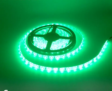 LED pásek 12V 24W 300LED zelená 8mm 5m ECOLIGHT