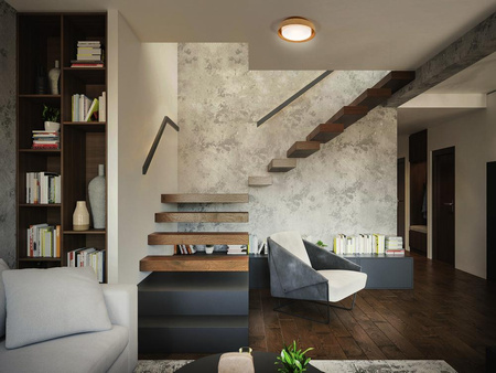 Stropní svítidlo Plafond E27 hnědé 29cm Orbis Ledvance