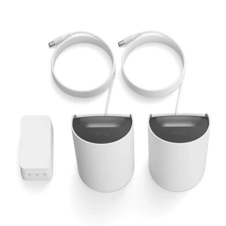 2x LED stolní lampa pro nástěnné osvětlení 2070lm IP20 bílá a barevná Ambiance RGB + TW White Smart SMART Zigbee Bluetooth Vnitřní stolní lampa Play Wall Washer Philips HUE