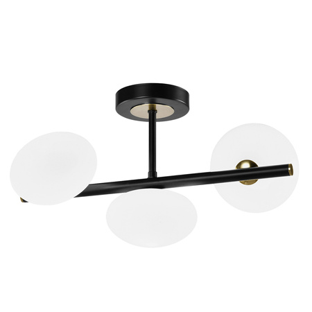 Dekorativní stropní svítidlo G9 Black Gold Elegance Kobi