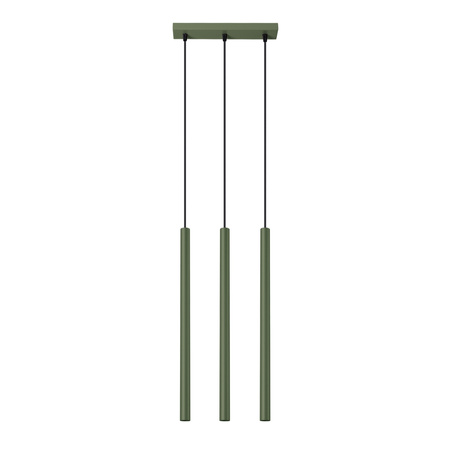 Stropní závěsné svítidlo Tuba Spot 3x G9 Olive Pastelo Ocean Green SL.1520 Sollux