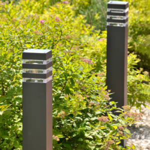 GOLDLUX (Polux) LED E27 TEKSAS grafitová stojací lampa 74cm