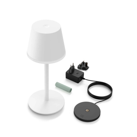 GO PORTBALE LED stolní lampa bílá EU/UK 6W CCT RGB PHILIPS HUE Bluetooth Zigbee