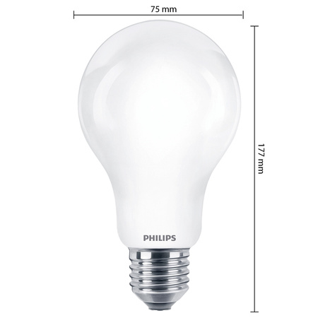 LED žárovka E27 A67 13W = 120W 2000lm 6500K Studená bílá PHILIPS
