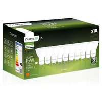10x Žárovka LED GU10, 1.5W = 15W 135lm Neutrální bílá 4000K 36° LUMILED