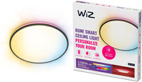 LED stropní podhled Povrchová montáž 21W WHITE + RGB Black SMART WiFi WiZ