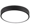 Stropní LED stropní svítidlo nástěnné svítidlo kulaté 2640lm 30W 4000K IP22 černá