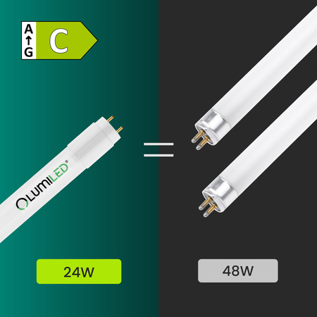 LED Zářivková trubice G13, T8 24W 160lm/W 4000K 150cm Neutrální bílá LUMILED