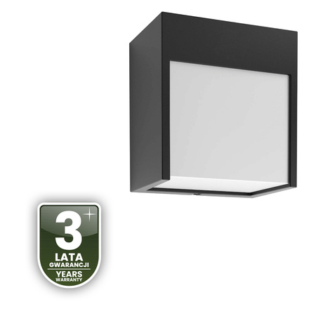 Zahradní nástěnná lampa LED Venkovní nástěnná lampa IP54 12W 3000K RUBUS LUMILED