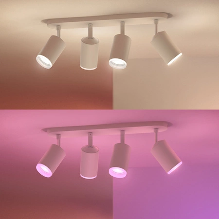 Lampa Philips HUE White and Color Ambiance Fugato 4x4,2W Bluetooth Zigbee