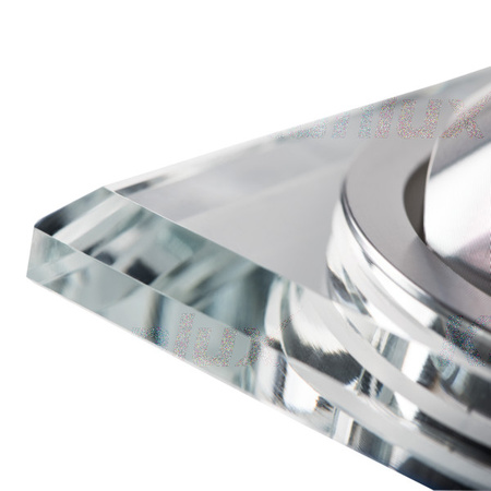 Kruhové podhledové nastavitelné svítidlo GU5.3 GU10 Square Silver Morta Kanlux Spot Luminaire