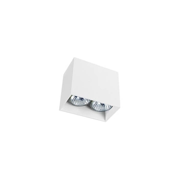 Přisazené svítidlo GAP 9385 Nowodvorski White 2xGU10 Stropní obdélníkový hliník Minimalist