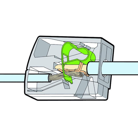 Konektor osvětlení Rychlokonektor WAGO 224-112 pro KABEL 0.5-2.5 mm