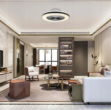 Stropní ventilátor LED Plafond 55W 3000K-5000K s dálkovým ovládáním