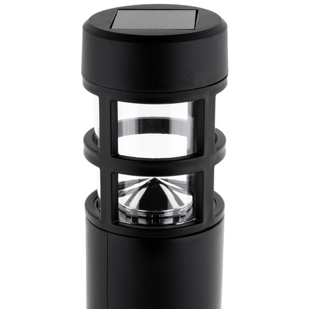 LED solární zahradní lampa s hroty 6500K 40cm IP44