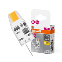 5x LED žárovka s paticí G4 1W = 10W 100lm 2700K Warm 12V 320° BASE Osram