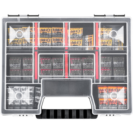 Rychlospojky WAGO Instalační konektory Sada 100 kusů - 20x 2273-202 2X2.5MM + 30x 203 3X2.5MM + 30x 204 4X2.5MM + 20x 205 5X2.5M