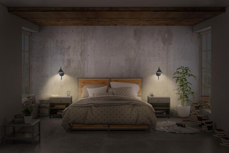 LED stropní nástěnné svítidlo pro povrchovou montáž 5W 180lm CCT Dekorativní černá Fuji Ledvance