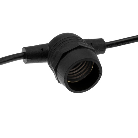 Venkovní řetěz 10m, 10x E27 Žárovky 7W 4000K NARCI LUMILED