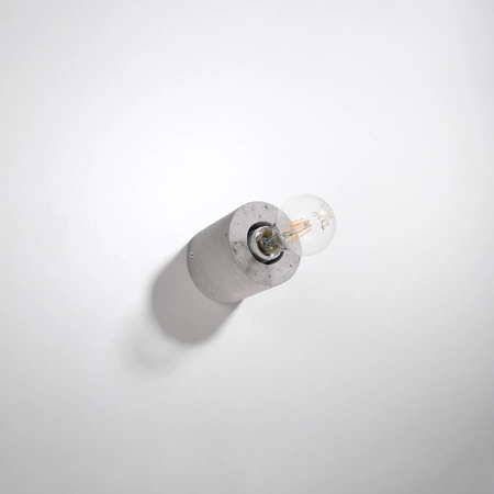 LED svítidlo SALGADO E27 Nástěnné svítidlo Concrete SOLLUX