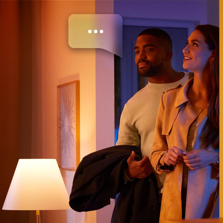 Bílá a barevná ambientní lampa Philips HUE Argenta 3x4,2W Bluetooth Zigbee