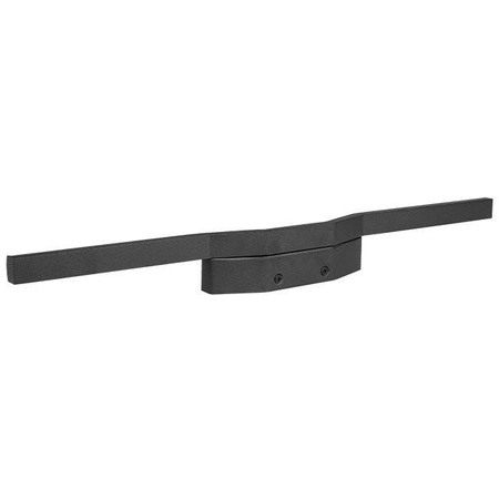 Nástěnné svítidlo LED Povrchová montáž 10W 1340lm 4000lm neutrální bílá 110° Černá Mila Masterled