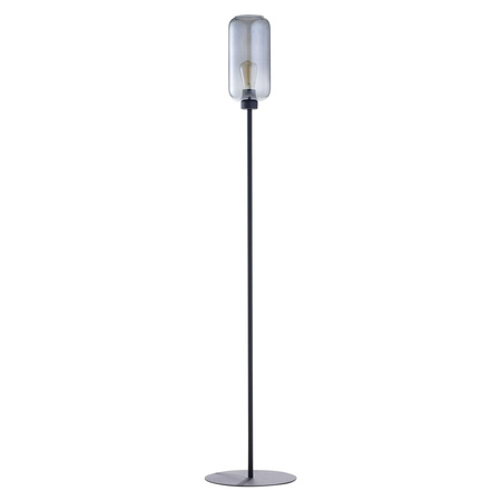 MARCO GRAPHITE sklo+kov Grafitová stojací lampa E27 5052 TK Lighting