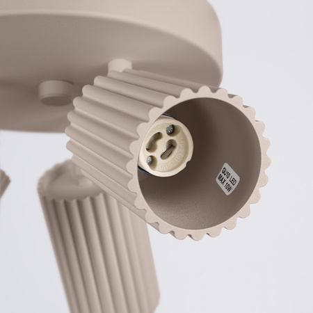 Stropní plafonové svítidlo 3x GU10 Hliník Taupe Carbon Deep Space SL.1768 Sollux