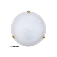 Plafond LED stropní svítidlo Povrchová montáž E27 White Classic Alabastro Rabalux