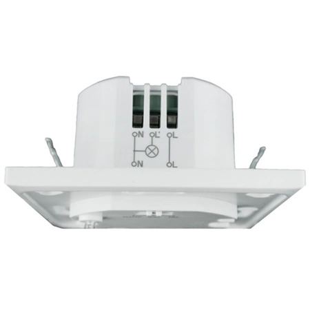 Mikrovlnný pohybový senzor 180° 15m vnitřní pro bílou plechovku