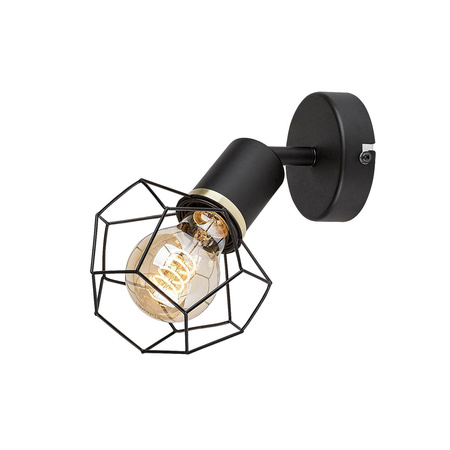 Nástěnné svítidlo LED E27 Black Vintage Fran Rabalux