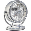 Stolní ventilátor Cirkulátor vzduchu Stojací stolní ventilátor v retro stylu 15W CHROM