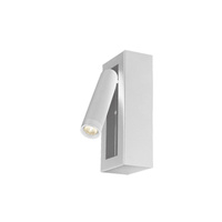 Nástěnná lampa s pohyblivým reflektorem 4W 220lm 3000K bílá Minimalistická Gello Rabalux