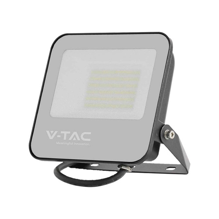 LED reflektor SMD 50W 9250lm 6500K 185LM/W IP65 černý VT-4456 V-TAC