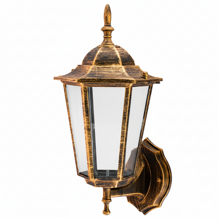 Zahradní nástěnná lampa lucerna E27, Patina BELLIS LUMILED