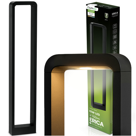 Venkovní zahradní lampa 10W, LED sloupek 80cm ERICA LUMILED