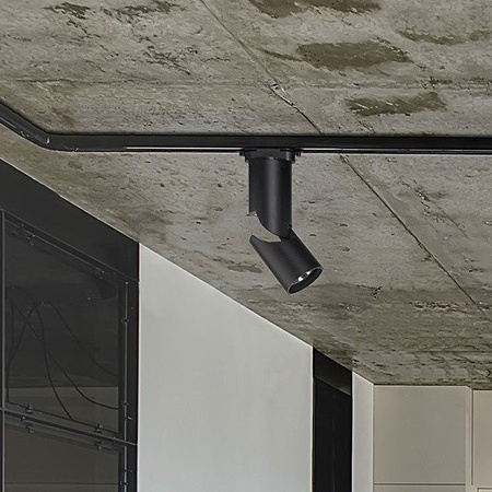 SHOW LED dráhové světlo 12W 4000K Černá lampa pro jednofázové dráhy 9424 Nowodvorski